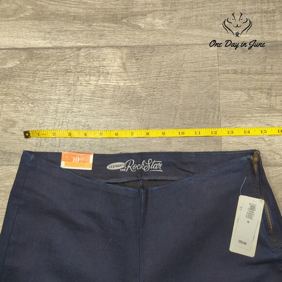 Old Navy The Rock Star Crop Jeans Size 10 - Picture 3 of 6